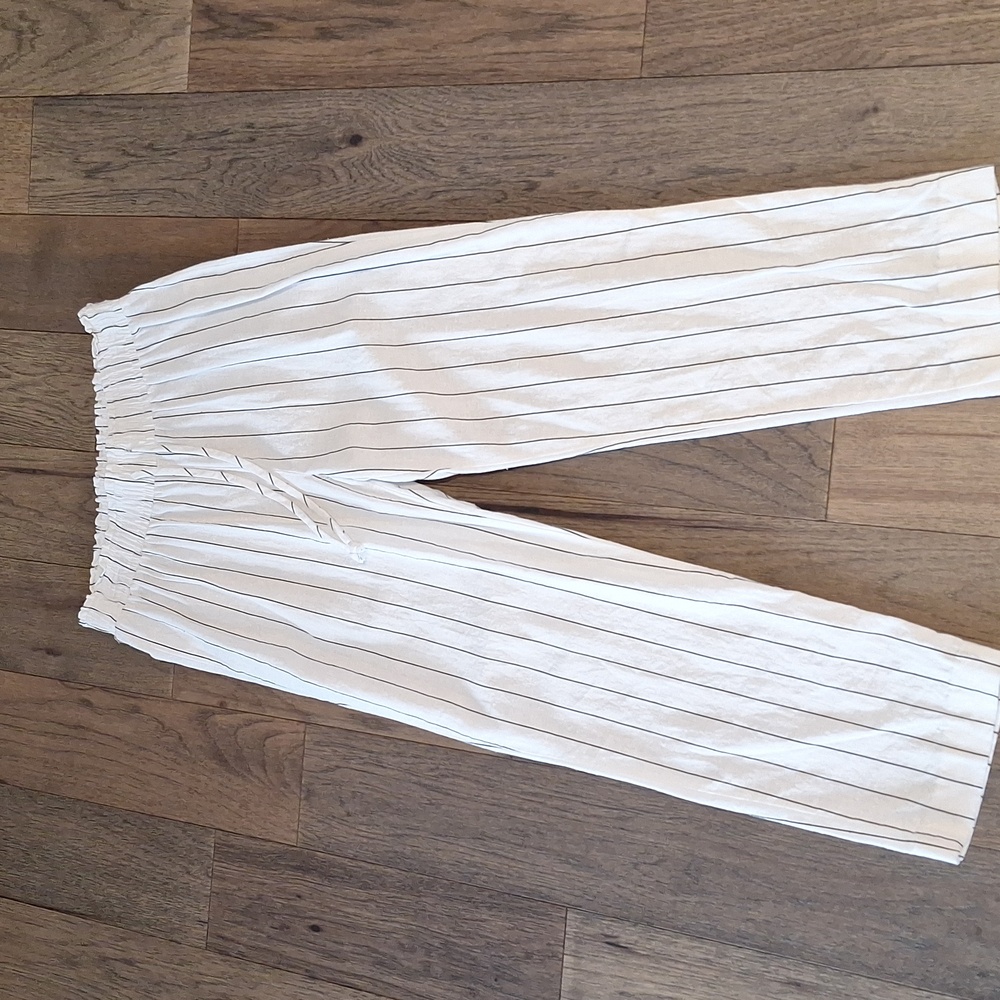 [M] LINEN pull on pants